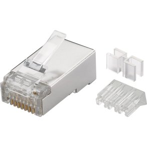 MicroConnect Modul�rt stik CAT6-stik 8P8C - FTP-afsk�rmet 50 stk. i en pose