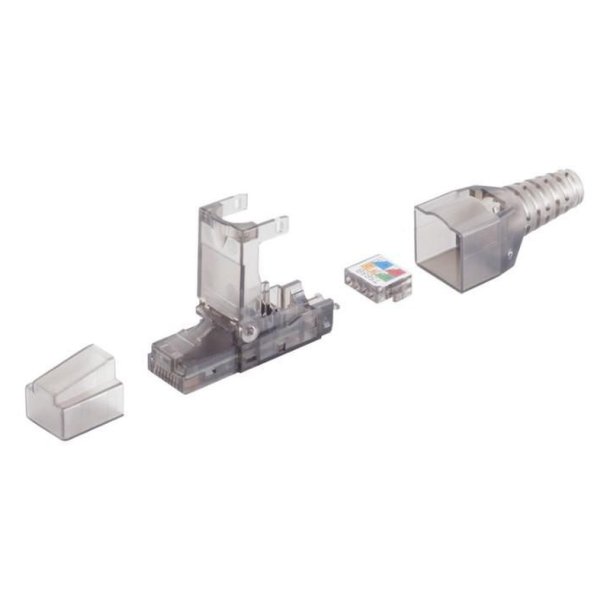 MicroConnect V�rkt�jsfrit RJ45 CAT6A-stik - CAT 6A UTP (uafsk�rmet)