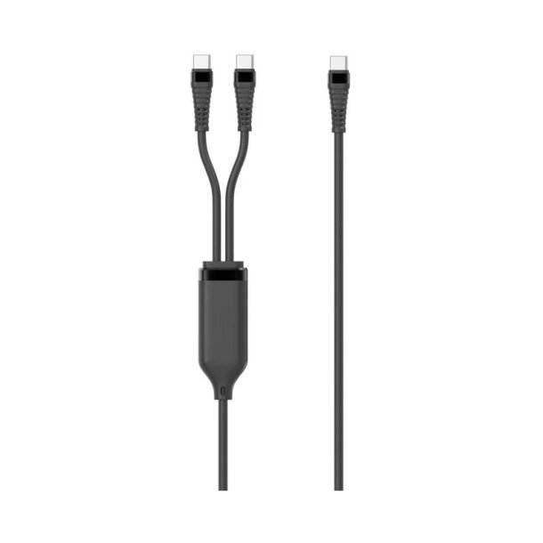 MicroConnect USB kabel - 1-in-2 PD100W USB-C to - USB-C&times;2 Splitter Cable - 1,55 
