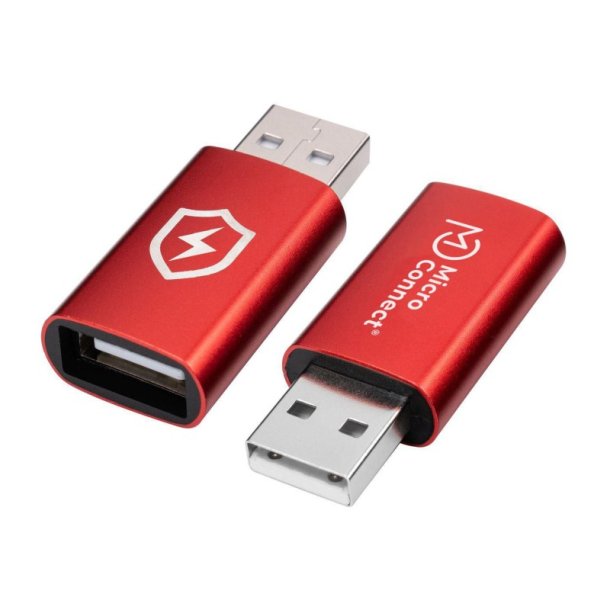 MicroConnect USB kabel - Safe Charge USB-A Data - Blocker Adapter 