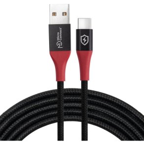 MicroConnect USB kabel - Safe Charge USB-A to C Data - Blocker cable 1.5m 