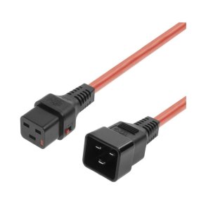 MicroConnect Powercord C19 IEC Lock - C20 r�d 2m - PC1402 