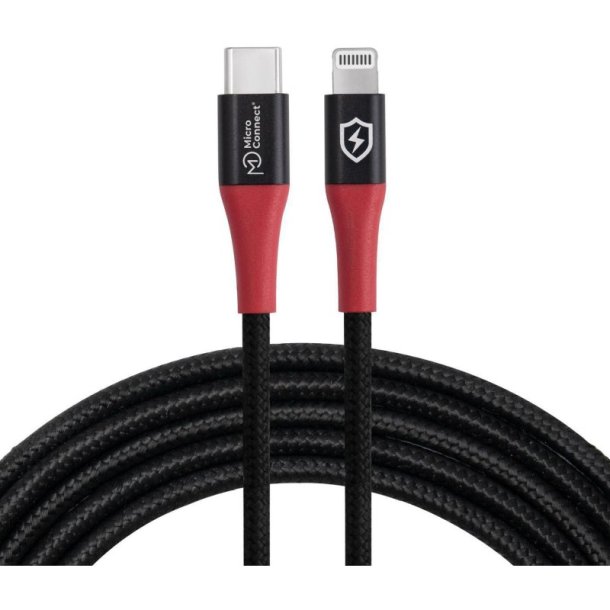 MicroConnect USB kabel - Safe Charge USB-C to - lightning Data Blocker cable 