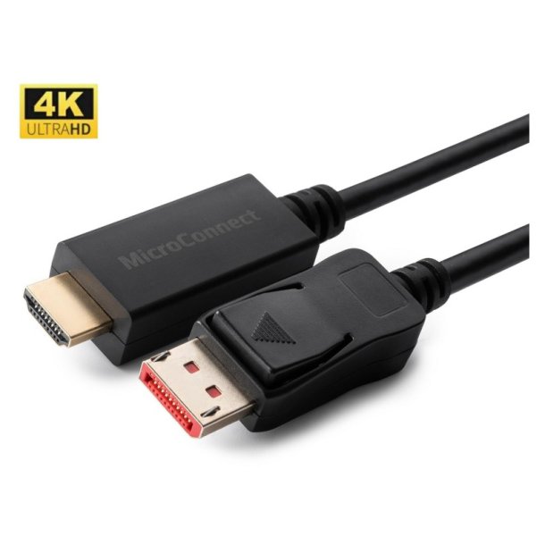 MicroConnect DisplayPort kabel - 4K Displayport 1.4 to HDMI - 2.0 Cable Supports 4K*2K@60Hz 