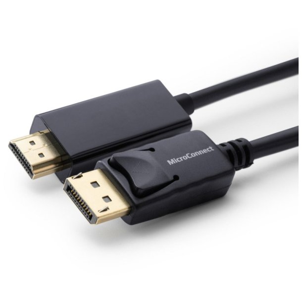 MicroConnect HDMI Adapter DisplayPort 1.2 to HDMI Cable DisplayPort Male - HDMI Male 