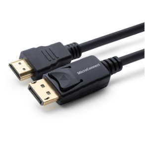 MicroConnect HDMI Adapter DisplayPort 1.2 to HDMI Cable DisplayPort Male - HDMI Male 