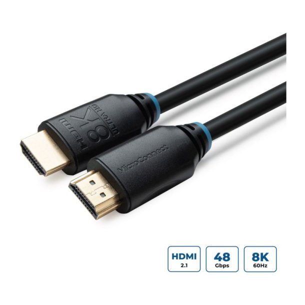 MicroConnect HDMI cable 8K, 5m Supports 2.1 8K@60Hz, 