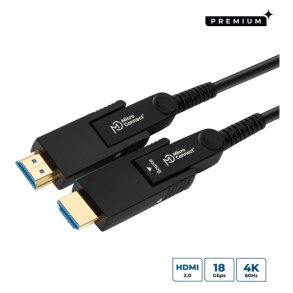 MicroConnect Premium Optic Fiber HDMI Type D - HDMI Type D Cable with 