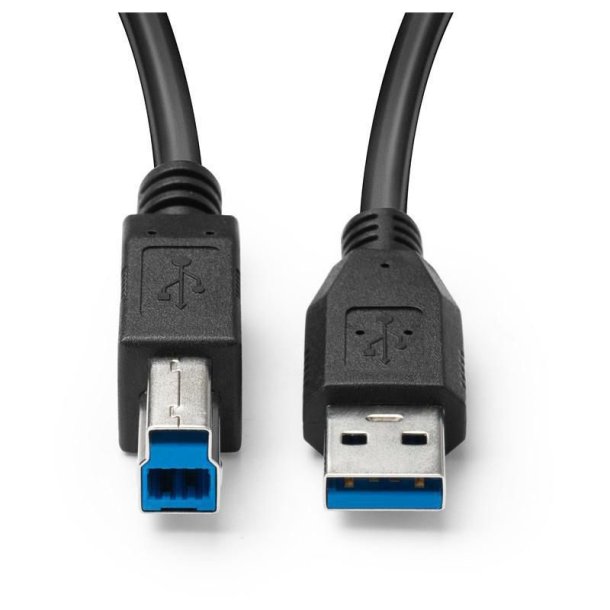 MicroConnect USB kabel - USB 3.0 A-B 5m M-M - sort