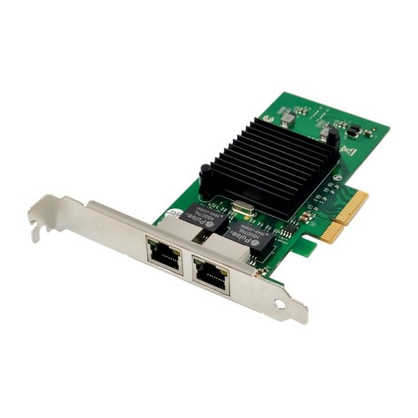 MicroConnect Interfacekort - PCIe 82576 Dobbelt netv�rkskort - Chipset: Intel&reg;82576EB 2 x 