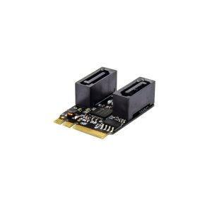 MicroConnect Interfacekort - M.2 B+M ASM1061 2-SATA ? - Udvidet kort 