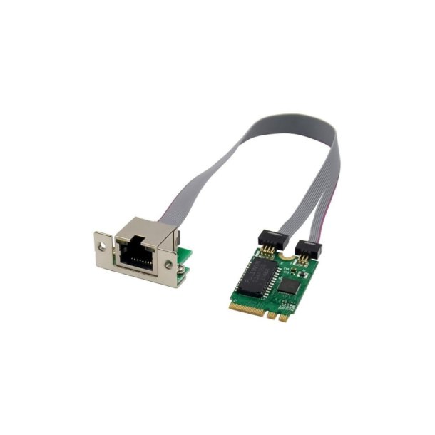 MicroConnect Netv�rks kort - PCIe M.2 A+E - 8111F Single-1G RJ45 