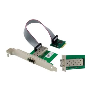 MicroConnect Netv�rks kort - PCIe M.2 A+E - I210AS Single- 1GbE SFP 