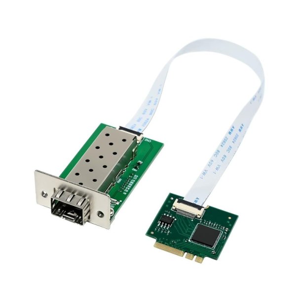 MicroConnect Netv�rks kort - PCIe M.2 A+E - I210CL Single- 1GbE SFP 