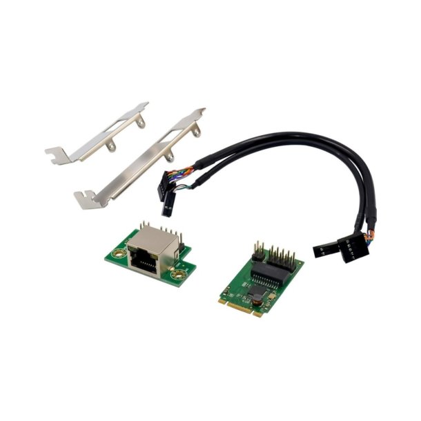 MicroConnect Netv�rks kort - PCIe M.2 B+M - 8111F Single-1G RJ45 