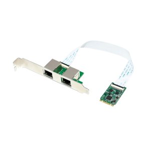 MicroConnect Netv�rks kort - PCIe M.2 B+M - 8111H Dual- 1G RJ45 
