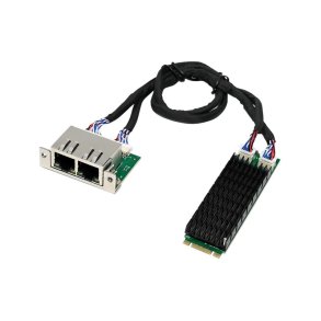MicroConnect Netv�rks kort - PCIe M.2 B+M - I210-T2 Dual-1G RJ45 