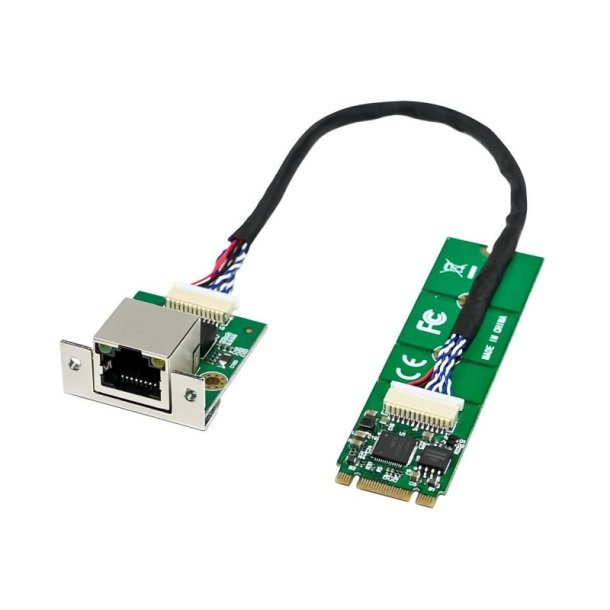 MicroConnect Netv�rks kort - PCIe M.2 B+M - I225 Single-2.5G RJ45 