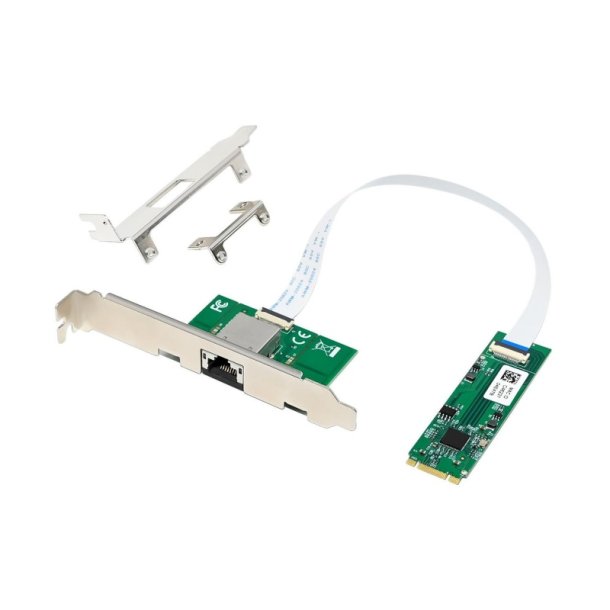 MicroConnect Netv�rks kort - PCIe M.2 RTL8126 - Single-5GbE RJ45 