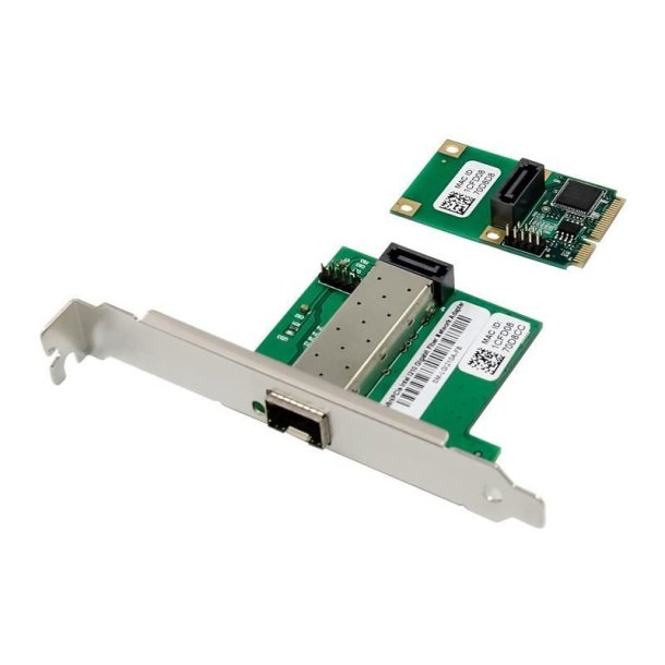 MicroConnect Netv�rks kort - MiniPCIE I210 - Single- 1GbE SFP 