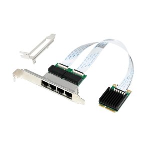 MicroConnect Netv�rks kort - MiniPCIE I350-T4 - Quad-1G RJ45 