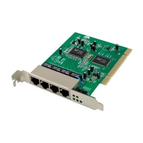 MicroConnect Netv�rks kort - PCI RTL8100 - Quad- RJ45 
