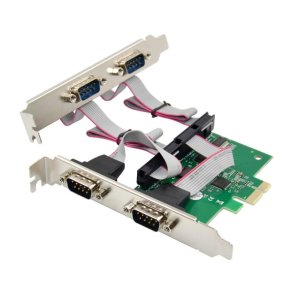 MicroConnect Interfacekort - PCI-E AX99100 4S DB9 RS232 - Multi-I/O-kort 