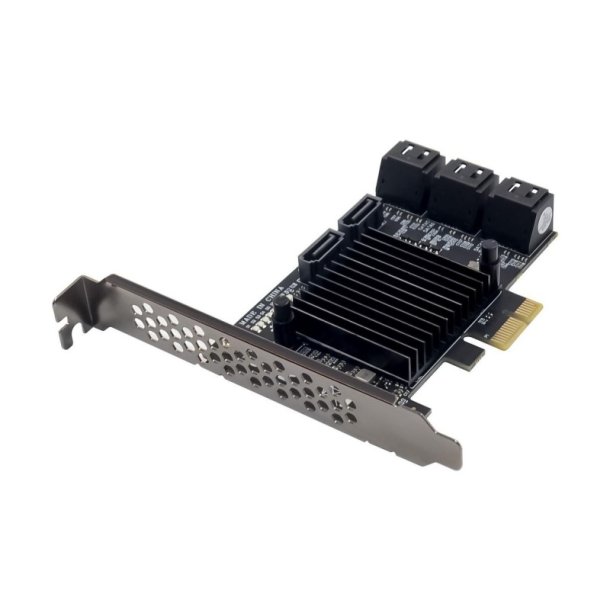 MicroConnect Interfacekort - PCI-E 88SE9215 8-port SATA ? - Udvidet kort 