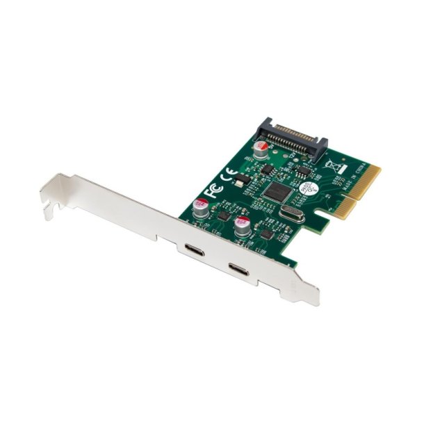 MicroConnect Interfacekort - PCIe X4 ASM1142 10Gbps USB - 3.1 2 - USB-C 