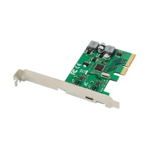 MicroConnect Interfacekort - PCIe X4 ASM1142 10Gbps USB - 3.1 2 - USB-C med egen str�mforsyning 