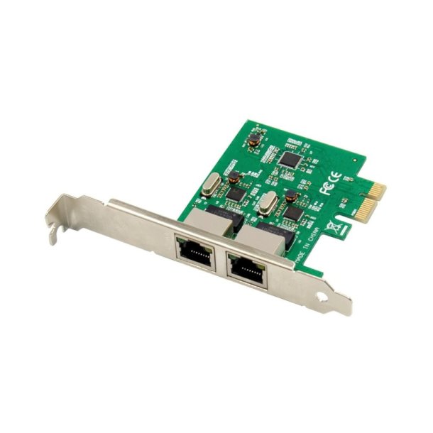 MicroConnect Interfacekort - PCI-E 8111F Dual-RJ45 Gigabit - Ethernet NIC 