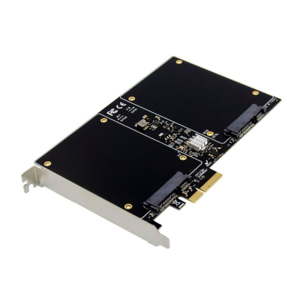 MicroConnect Interfacekort - PCIe Marvell 6 Gbp SATA III SSD - 2-kanals SSD RAID-kort 