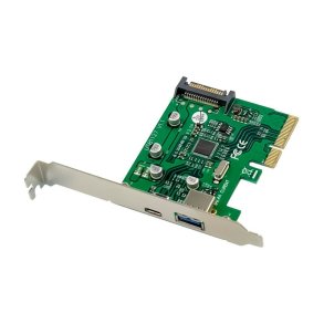 MicroConnect Interfacekort - 1 x USB 3.1 Type C+A PCIe - Chipset: ASMEDIA1142 Tilf�j en 