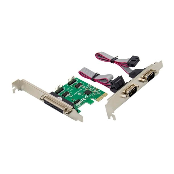 MicroConnect Interfacekort - 1 port Parallel 2 port Serial - PCIe-kort chip: ASIX 