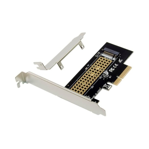 MicroConnect Interfacekort - PCIe x4 M.2 NVMe SSD-adapter - Kompatibel med PCI Express 