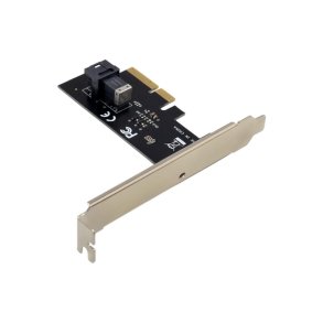 MicroConnect Netv�rks kort - PCIe X4 1 x SFF-8643 NVMe SSD - Extended Card 