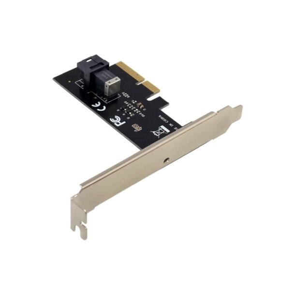 MicroConnect Netv�rks kort - PCIe X4 1 x SFF-8643 NVMe SSD - Extended Card 