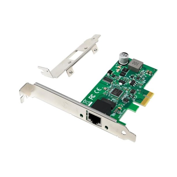 MicroConnect Netv�rks kort - PCIe x1 82574L - Single-1GbE PoE 