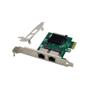 MicroConnect Netv�rks kort - PCIe x1 BCM5718 - Dual-port RJ45 