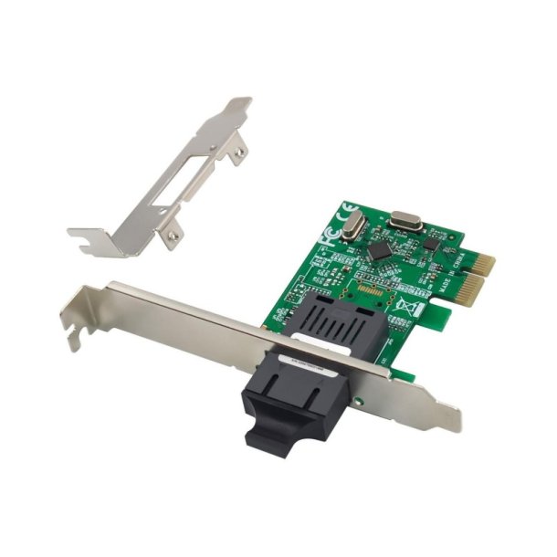 MicroConnect Netv�rks kort - PCIe x1 RTL8106E - Single-100M SC 