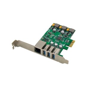 MicroConnect Netv�rks kort - PCIe x1 VL805 - USB3.0&RTL8153 LAN Card 