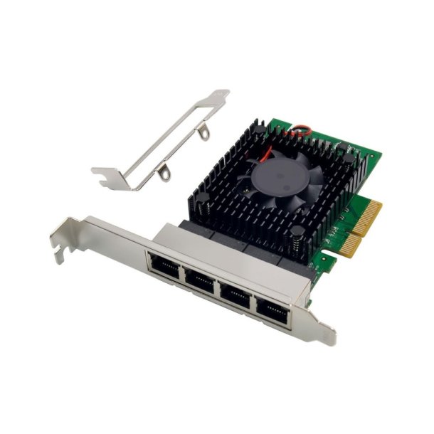 MicroConnect Netv�rks kort - PCIe x4 I225-T4 - Quad- 2.5G RJ45 
