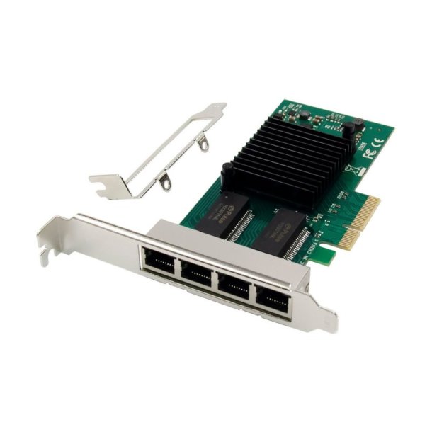 MicroConnect Netv�rks kort - PCIe x4 I350-T4 - Quad-1GbE RJ45 
