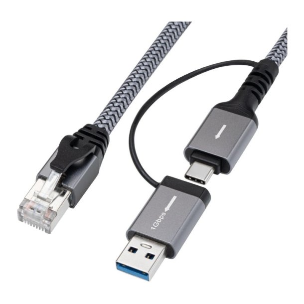 MicroConnect kabel adapter - CAT6 FTP to USB A-C - - 1 meter 