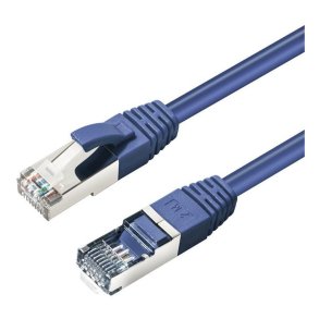 MicroConnect - CAT6A S/FTP 10m Blue LSZH - Shielded netw�rkskabel LSZH - AWG26 CU