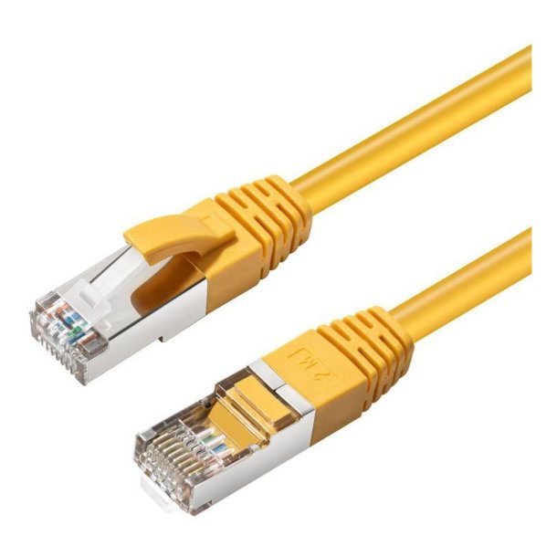 MicroConnect - CAT6A S/FTP 15m Yellow LSZH - Shielded netw�rkskabel LSZH - AWG26 CU