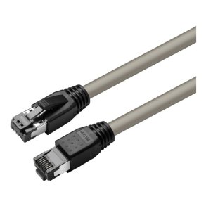 MicroConnect - CAT8.1 S/FTP 1m Grey LSZH - Shielded netw�rkskabel AWG 24