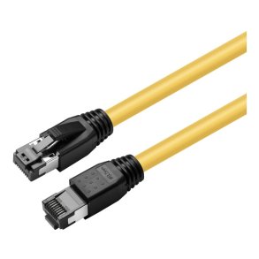 MicroConnect - CAT8.1 S/FTP 3m Yellow LSZH - Shielded netw�rkskabel AWG 24