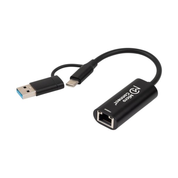MicroConnect kabel adapter - Premium USB-C / A to RJ45 - 2,5G Network 
