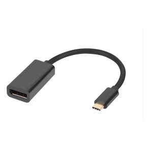 MicroConnect DisplayPort Adapter - USB-C til Displayport - sort 